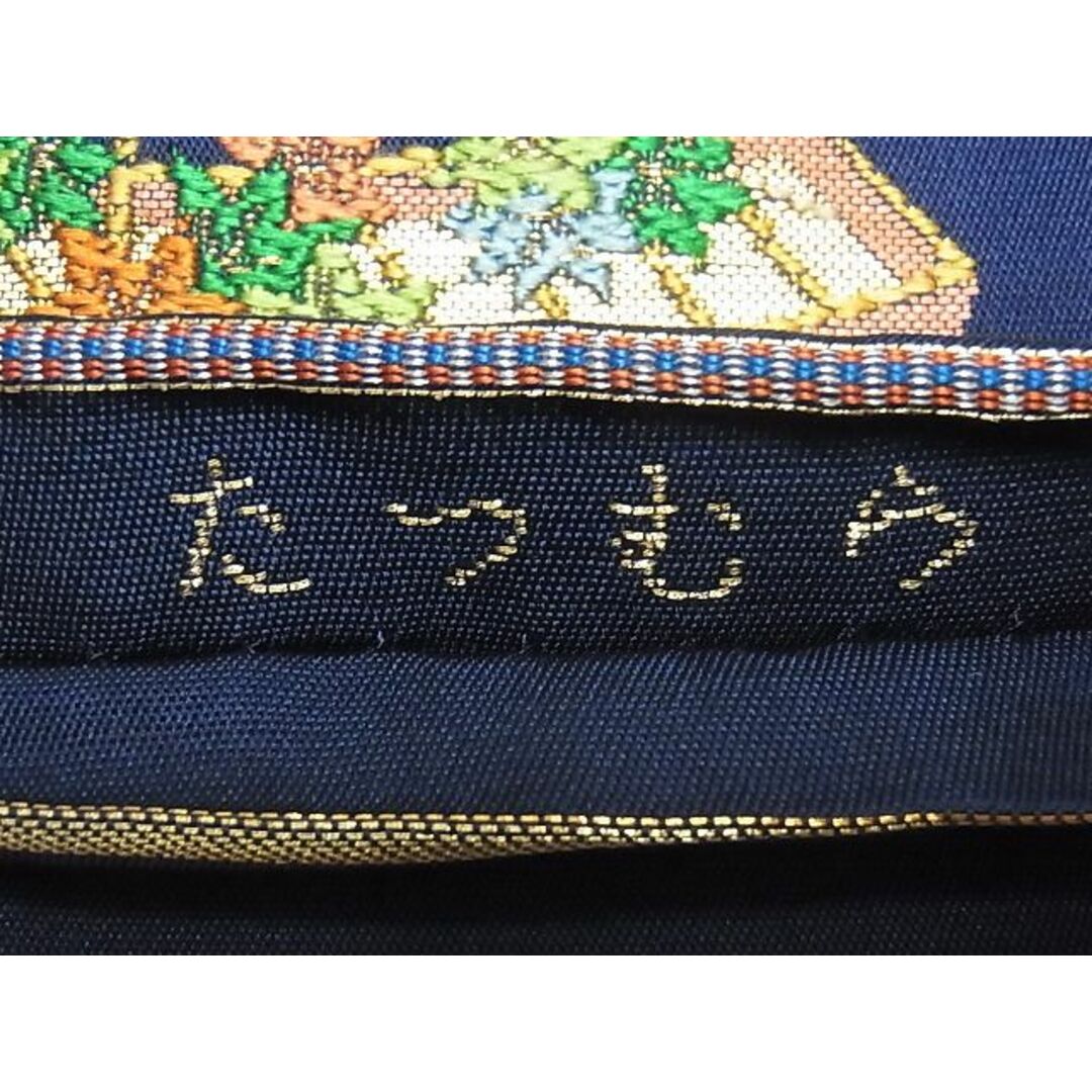 平和屋本店□極上 龍村美術織物 たつむら 六通柄 本袋帯 南蛮花 平和屋本店□極上 龍村美術織物 たつむら 六通柄 本袋帯 南蛮花