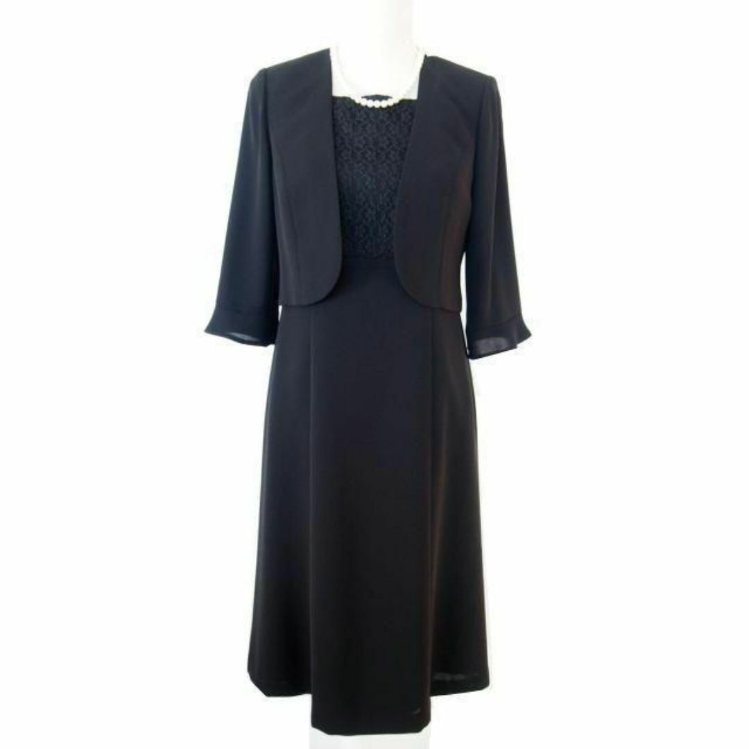 新品】HIROMI YOSHIDA☆喪服7号 ブラックフォーマル☆前ファスナー 礼服/喪服 新品】HIROMI YOSHIDA☆喪服7号 ブラックフォーマル☆前ファスナー 礼服/喪服