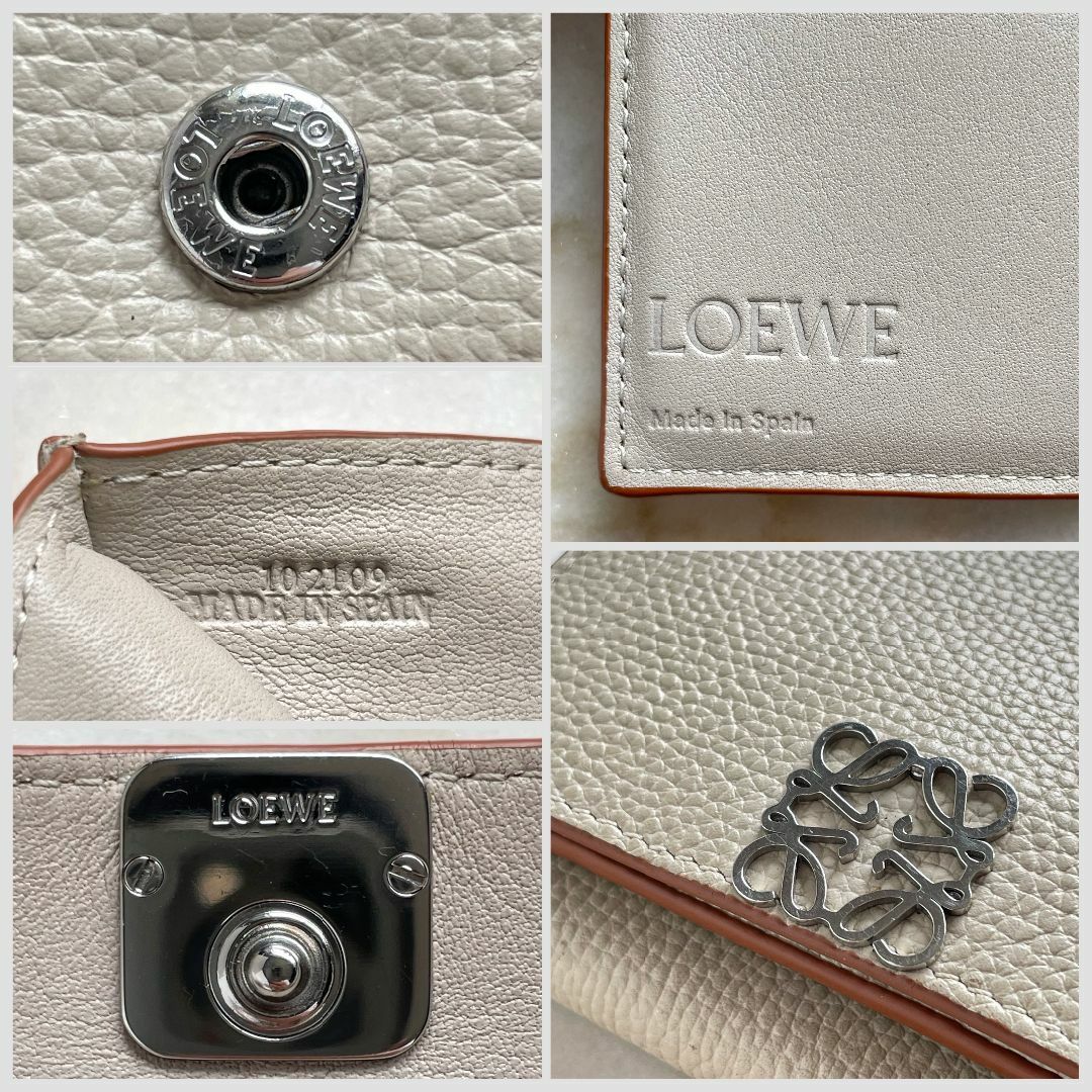 LOEWE ロエベ スモールトライフォールド コンパクト ミニ財布 LOEWE ロエベ スモールトライフォールド コンパクト ミニ財布