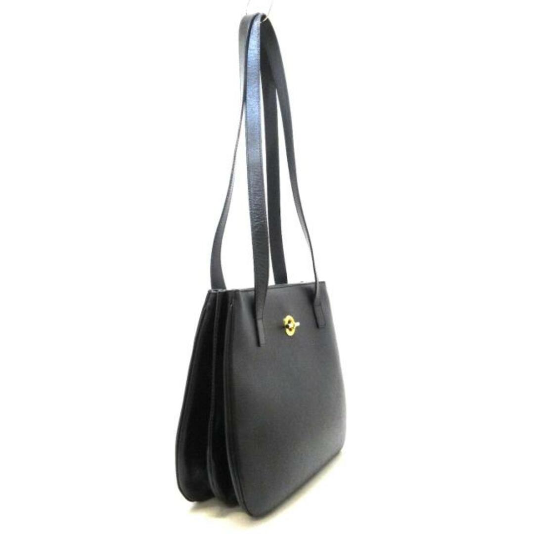 CELINE(セリーヌ) ショルダーバッグ - 黒 ゴールド金具 レザー CELINE(セリーヌ) ショルダーバッグ - 黒 ゴールド金具 レザー