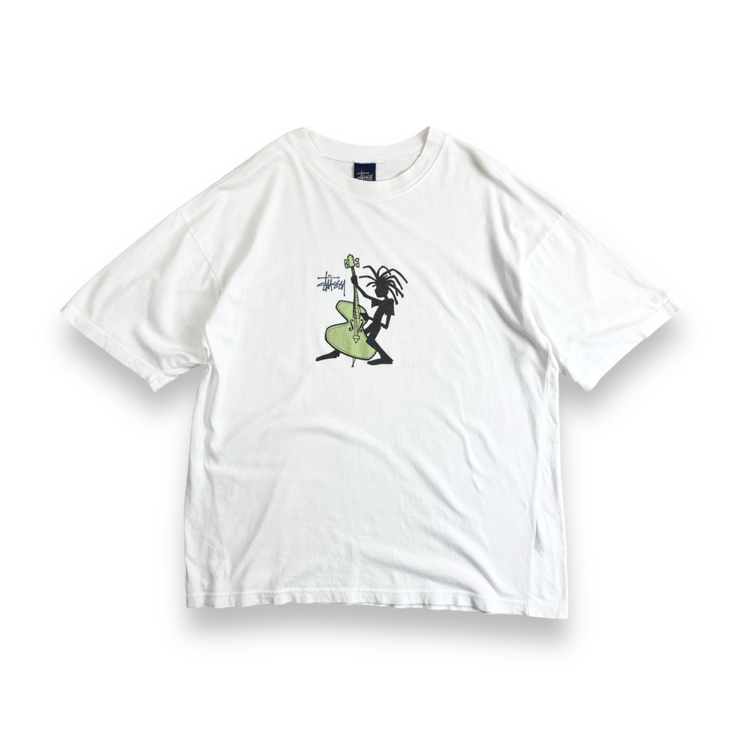 STUSSY - 90s old stussy オールドステューシー ジャズマンT STUSSY - 90s old stussy オールドステューシー ジャズマンT
