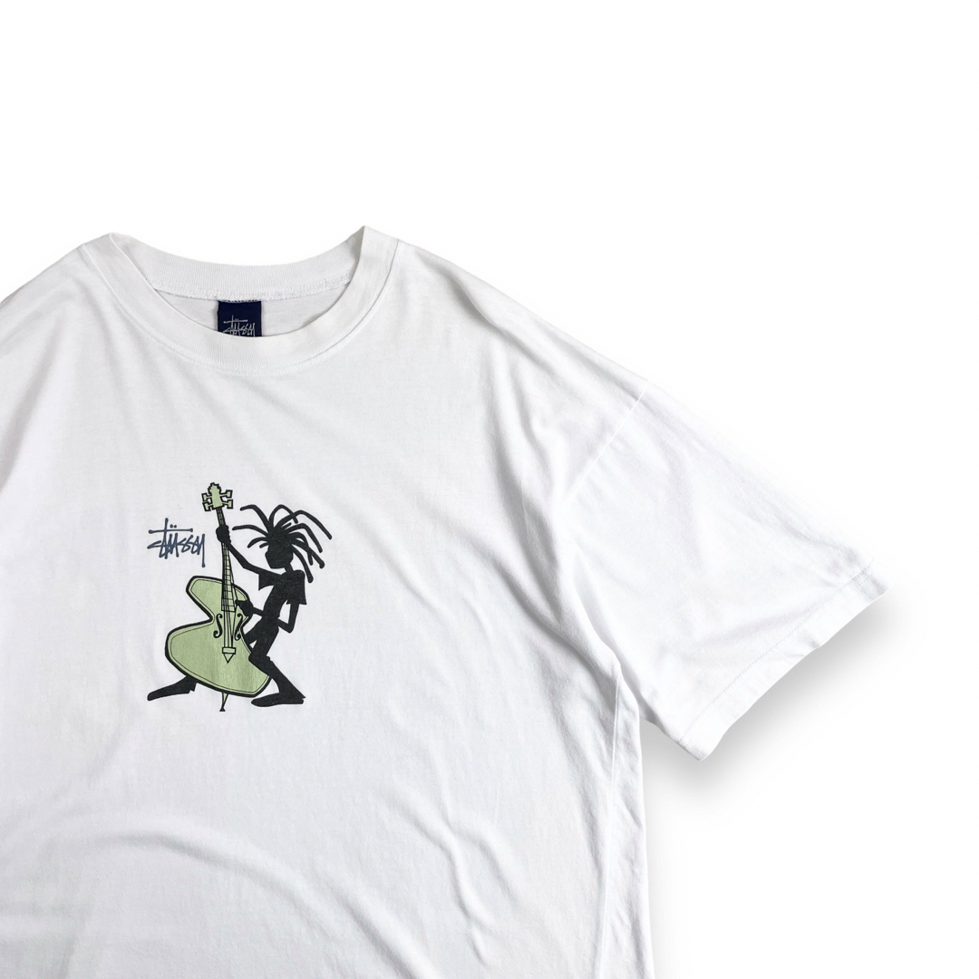 STUSSY - 90s old stussy オールドステューシー ジャズマンT STUSSY - 90s old stussy オールドステューシー ジャズマンT