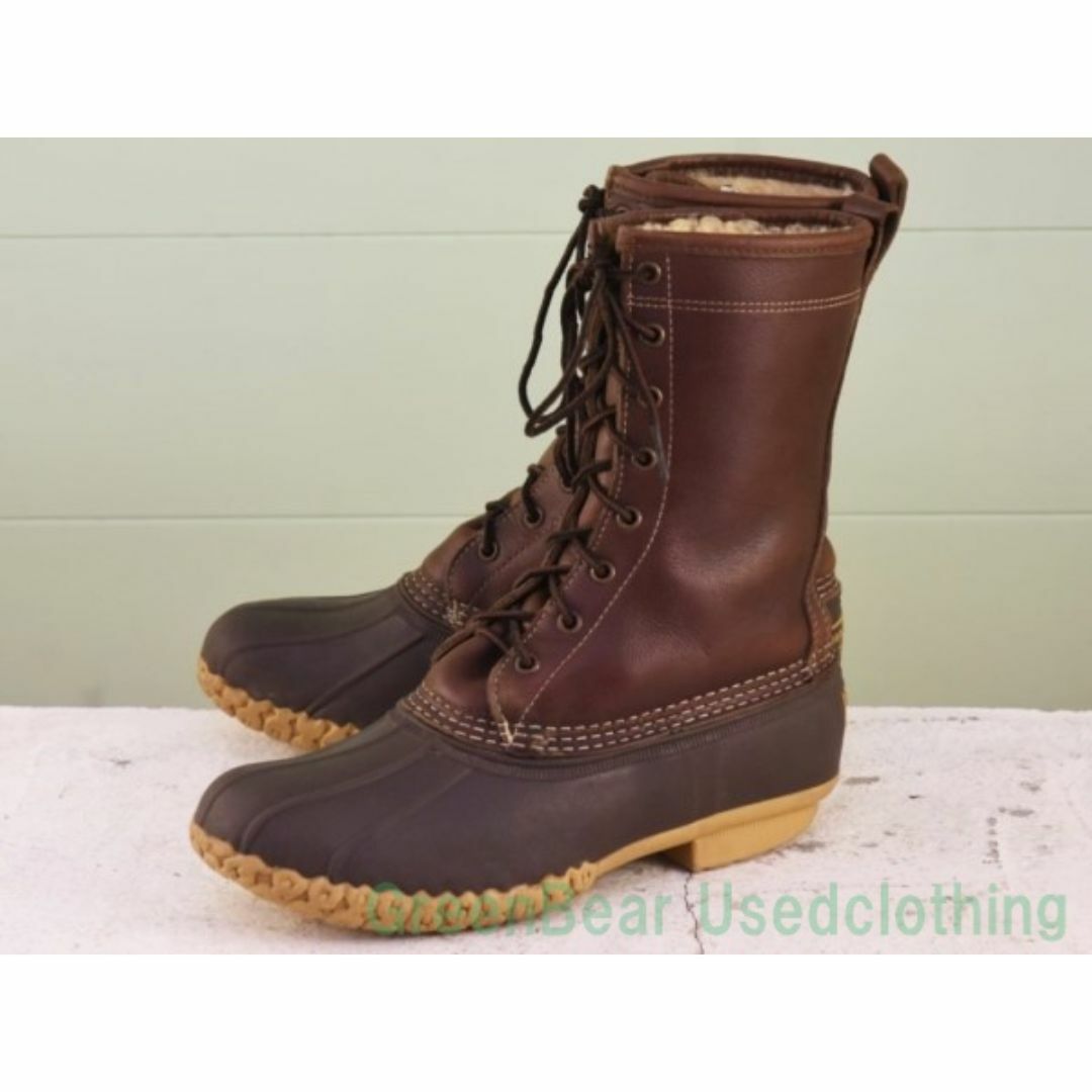 今ならほぼ即納! - L.L.Bean USA製 メンズ ブラウン 茶 ビーンブーツ L.L.ビーン 男性用