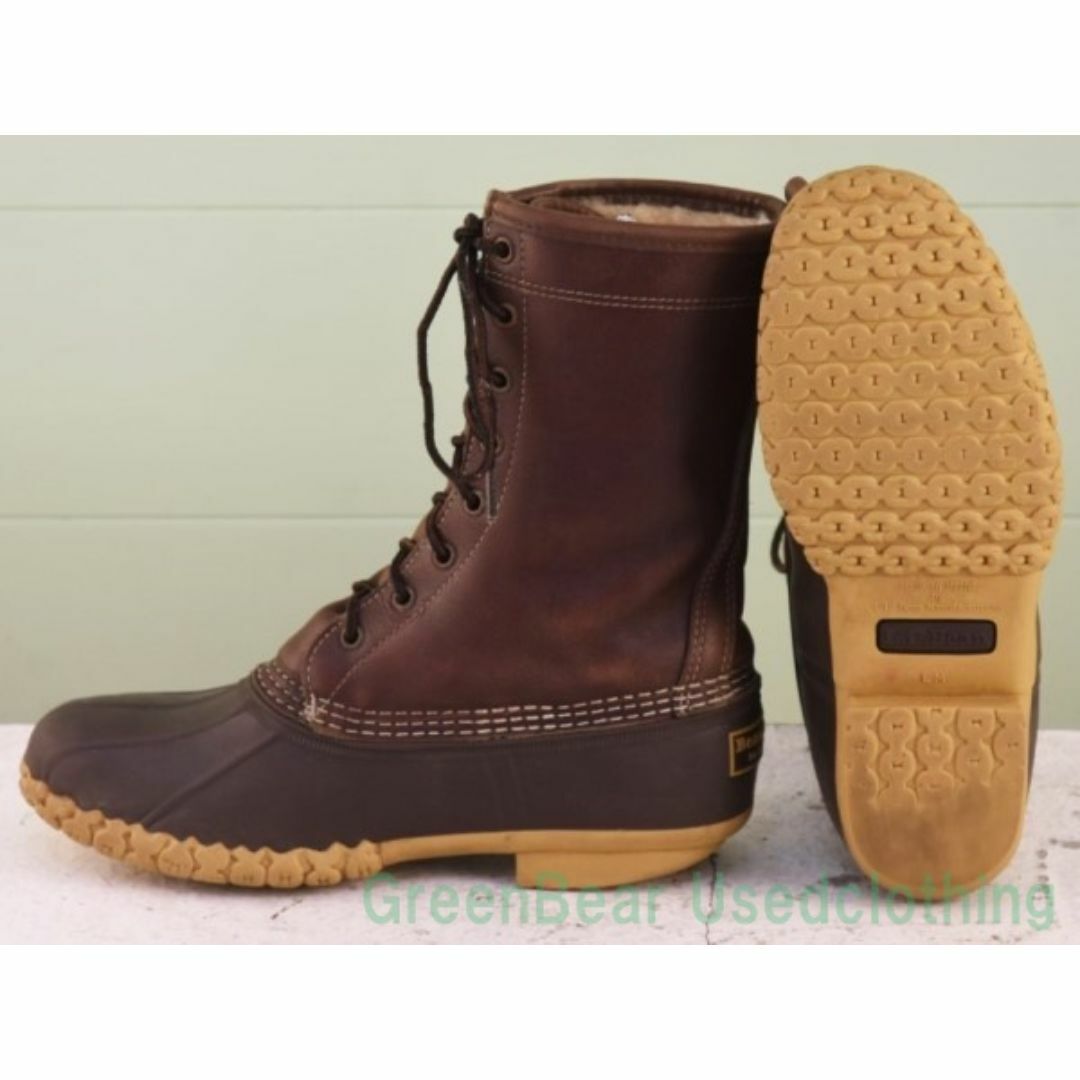 高い信頼 厚い信頼 L.L.Bean メンズ ブラウン 茶 ビーンブーツ L.L.ビーン USA製 - 男性用