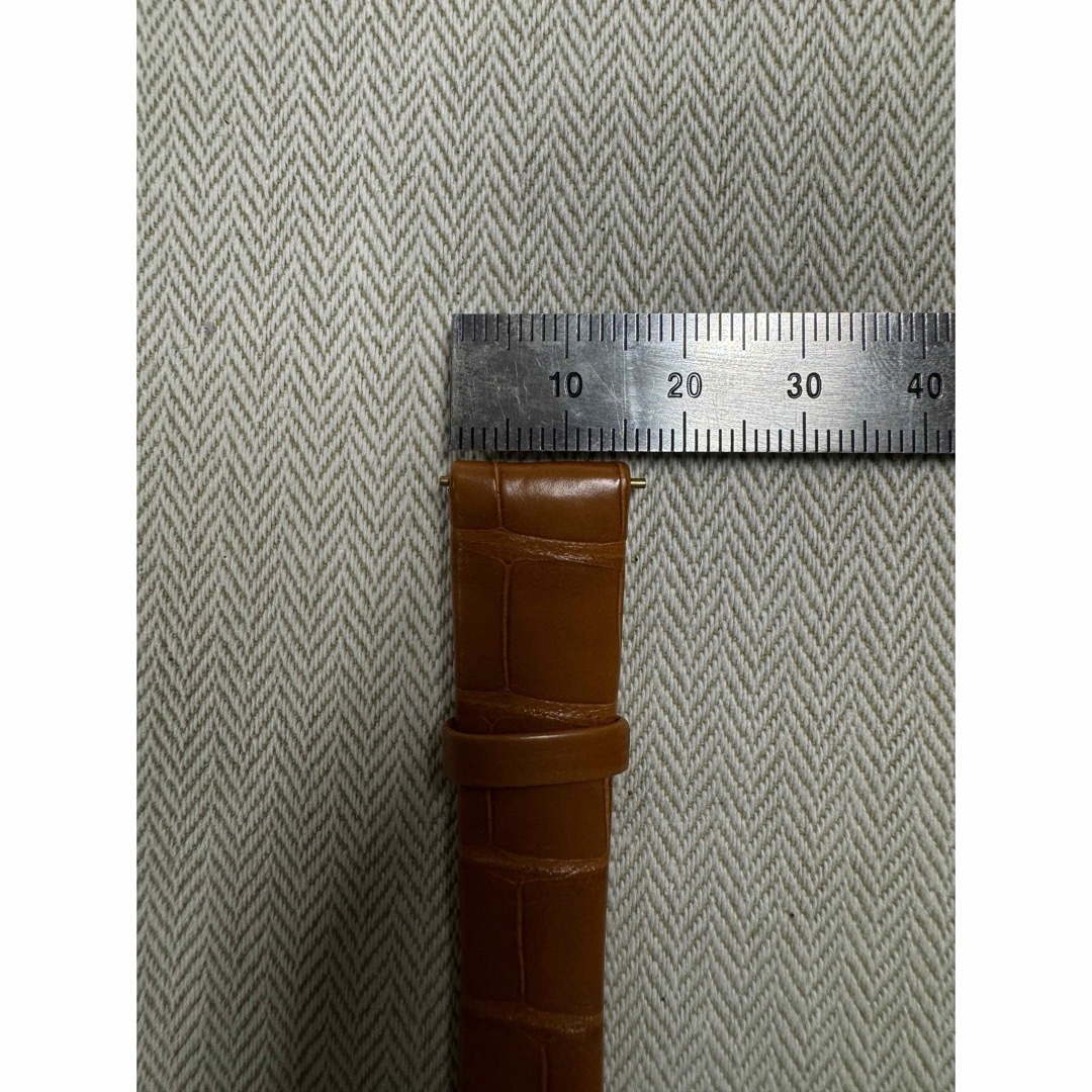 ブランパン 純正 時計ベルト 新品未使用品 アリゲーター 薄茶 ブランパン 純正 時計ベルト 新品未使用品 アリゲーター 薄茶