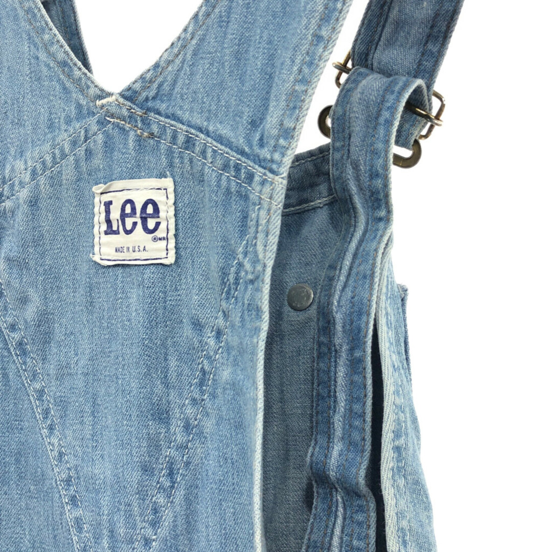 Lee - 70年代 USA製 Lee リー デニム オーバーオール Lee - 70年代 USA製 Lee リー デニム オーバーオール
