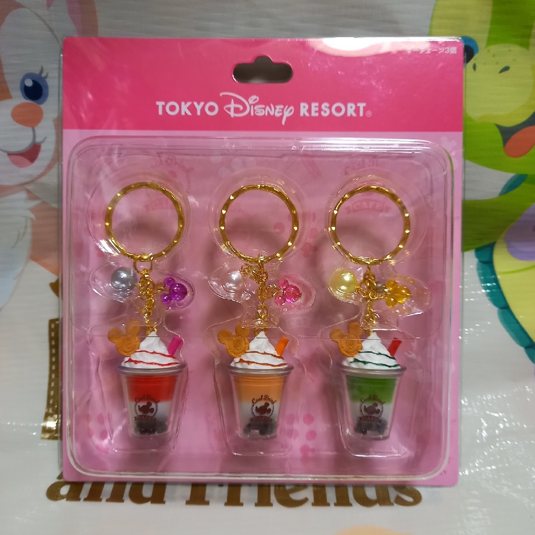 Disney - ディズニー パークフード ミッキー キーチェーン 3個 Disney - ディズニー パークフード ミッキー キーチェーン 3個