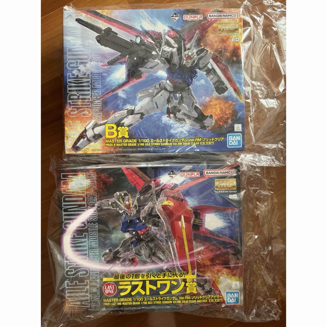 ガンプラ ガンダム 一番くじ B賞 ラストワン賞 ストライク MG セット ガンプラ ガンダム 一番くじ B賞 ラストワン賞 ストライク MG セット