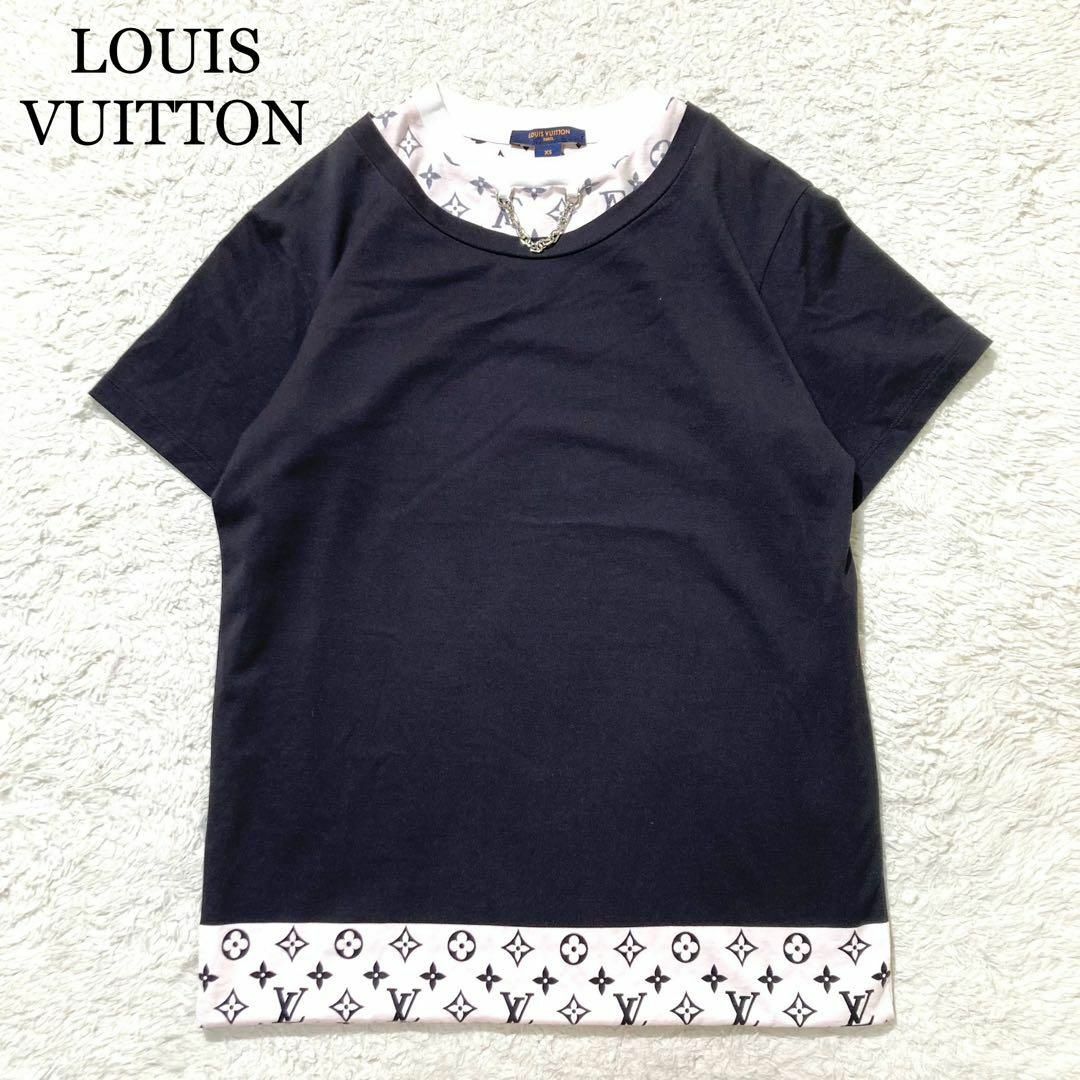 ☆美品☆ルイヴィトン Tシャツ XS (LOUIS VUITTON - 【極美品 ☆美品☆ルイヴィトン Tシャツ XS (LOUIS VUITTON - 【極美品