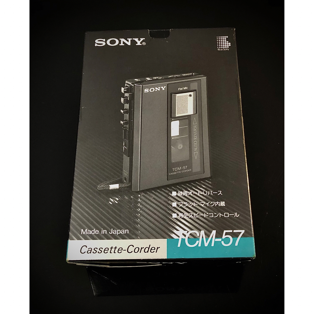 SONY - カセットウォークマンSonyTCM-57 外箱付「新品級、整備 SONY - カセットウォークマンSonyTCM-57 外箱付「新品級、整備