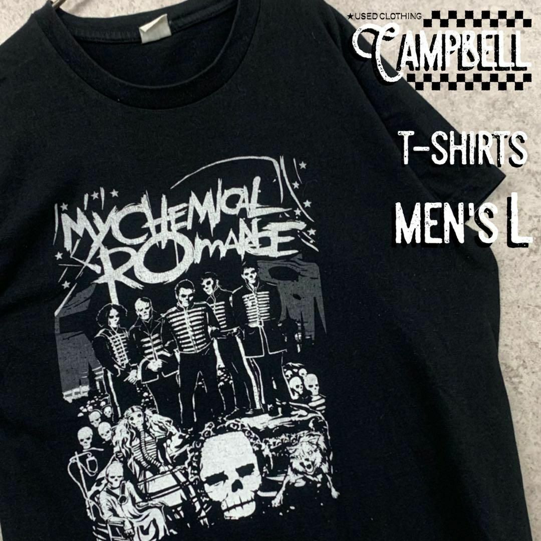 レア☆US輸入00s】マイケミカルロマンス バンドTシャツ メンズL レア☆US輸入00s】マイケミカルロマンス バンドTシャツ メンズL