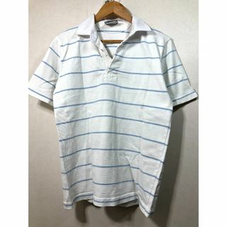 800790●  バーバリアン ボーダー 半袖 ラガーシャツ M ポロシャツ (その他)