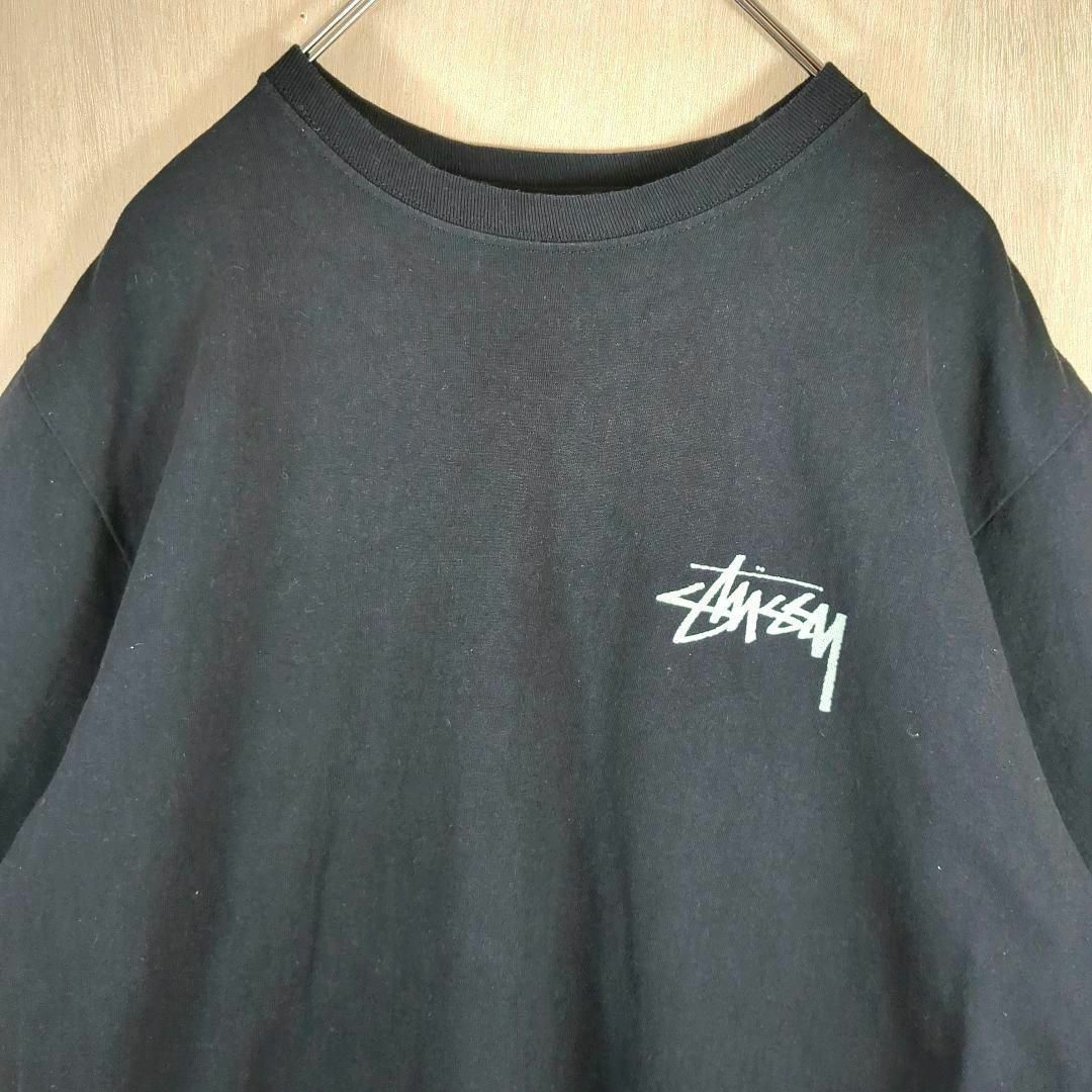 STUSSY - stussy プリントTシャツ ワンポイントロゴ STUSSY - stussy プリントTシャツ ワンポイントロゴ