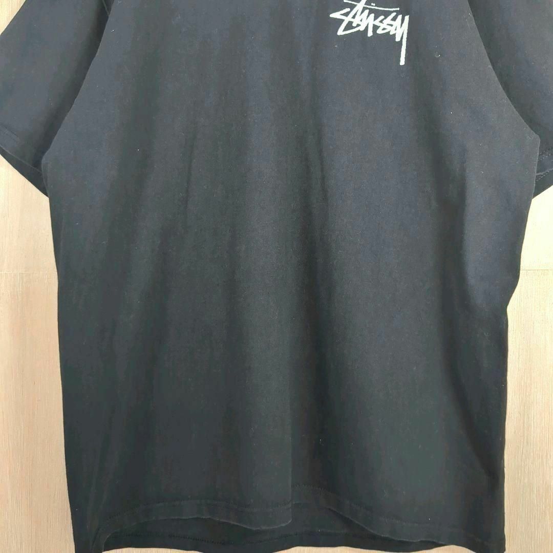 STUSSY - stussy プリントTシャツ ワンポイントロゴ STUSSY - stussy プリントTシャツ ワンポイントロゴ