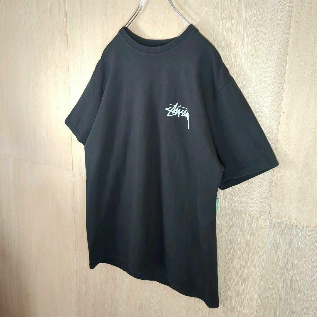 STUSSY - stussy プリントTシャツ ワンポイントロゴ STUSSY - stussy プリントTシャツ ワンポイントロゴ