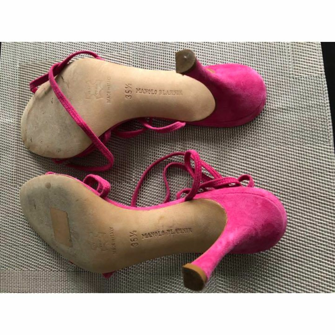 マノロブラニク パンプス ピンク 美品 マノロブラニク パンプス ピンク 美品