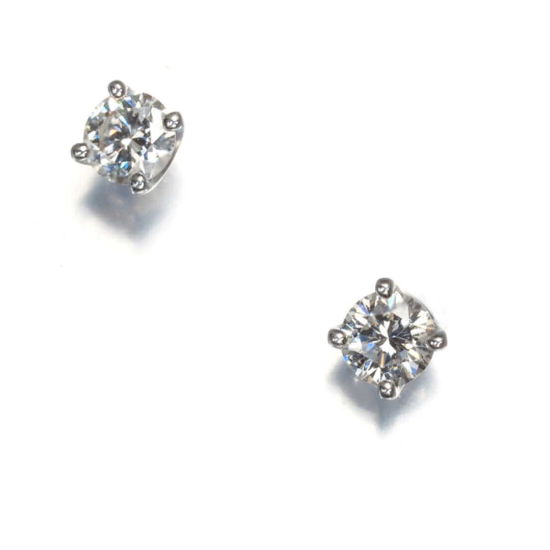 ヴァンドーム ピアス ダイヤ 0.08ct/0.08ct程 一粒 Pt950/Pt900 ヴァンドーム ピアス ダイヤ 0.08ct/0.08ct程 一粒 Pt950/Pt900