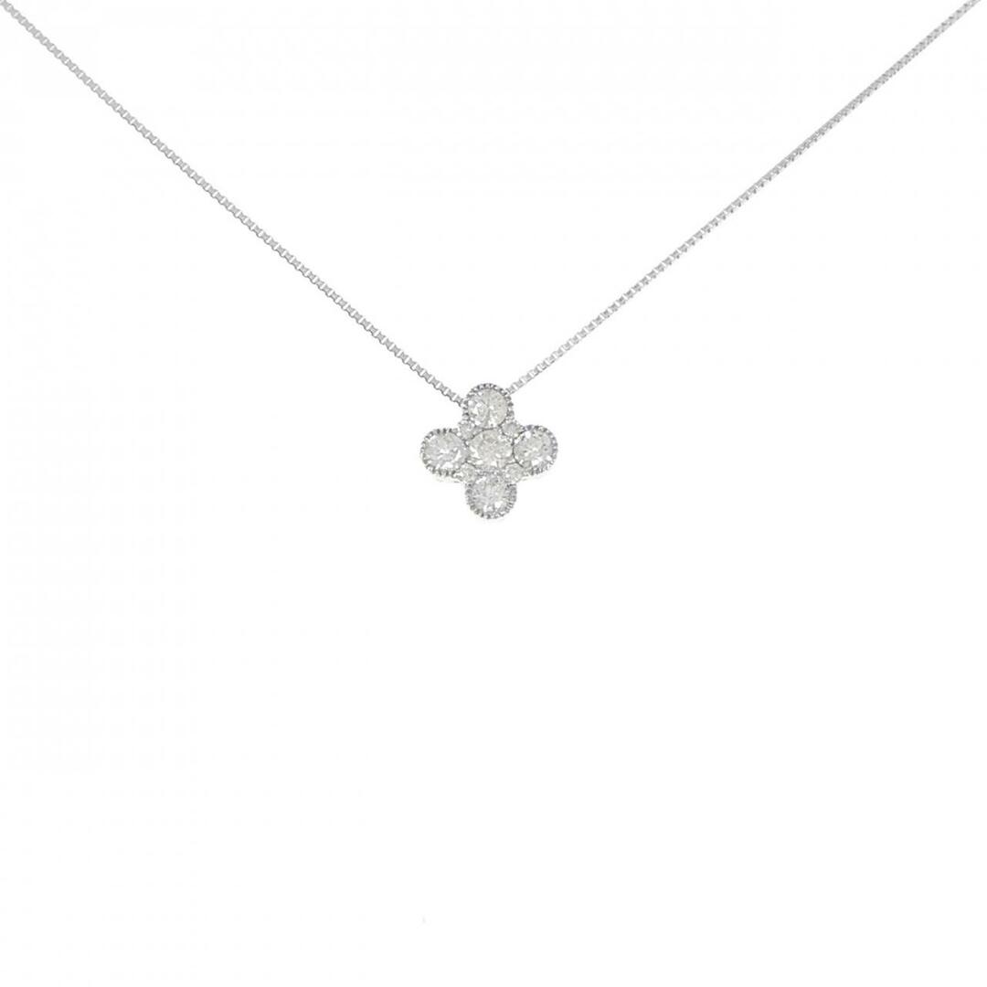 750WG/K18WG ダイヤモンド ネックレス 0.30CT 750WG/K18WG ダイヤモンド ネックレス 0.30CT
