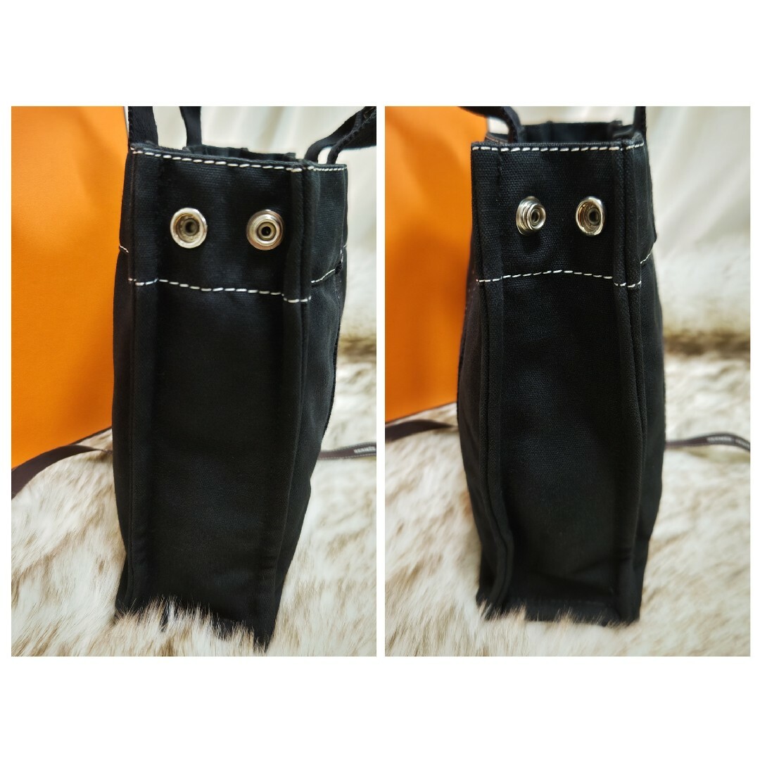 ☆超美品☆HERMES エルメス トートバッグ ドーヴィルPM ブラック ☆超美品☆HERMES エルメス トートバッグ ドーヴィルPM ブラック