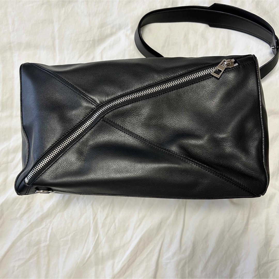 LOEWE - LOEWE ロエベ パズル ラージショルダーバッグ ブラック LOEWE - LOEWE ロエベ パズル ラージショルダーバッグ ブラック