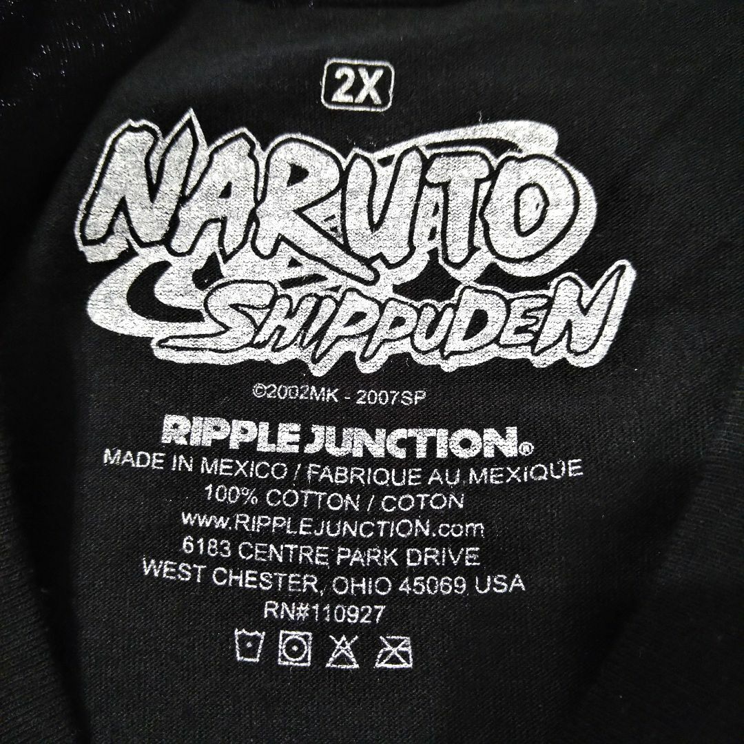 ナルト Tシャツ 2Xサイズ 黒 暁 naruto 海外オフィシャル *の ナルト Tシャツ 2Xサイズ 黒 暁 naruto 海外オフィシャル *の