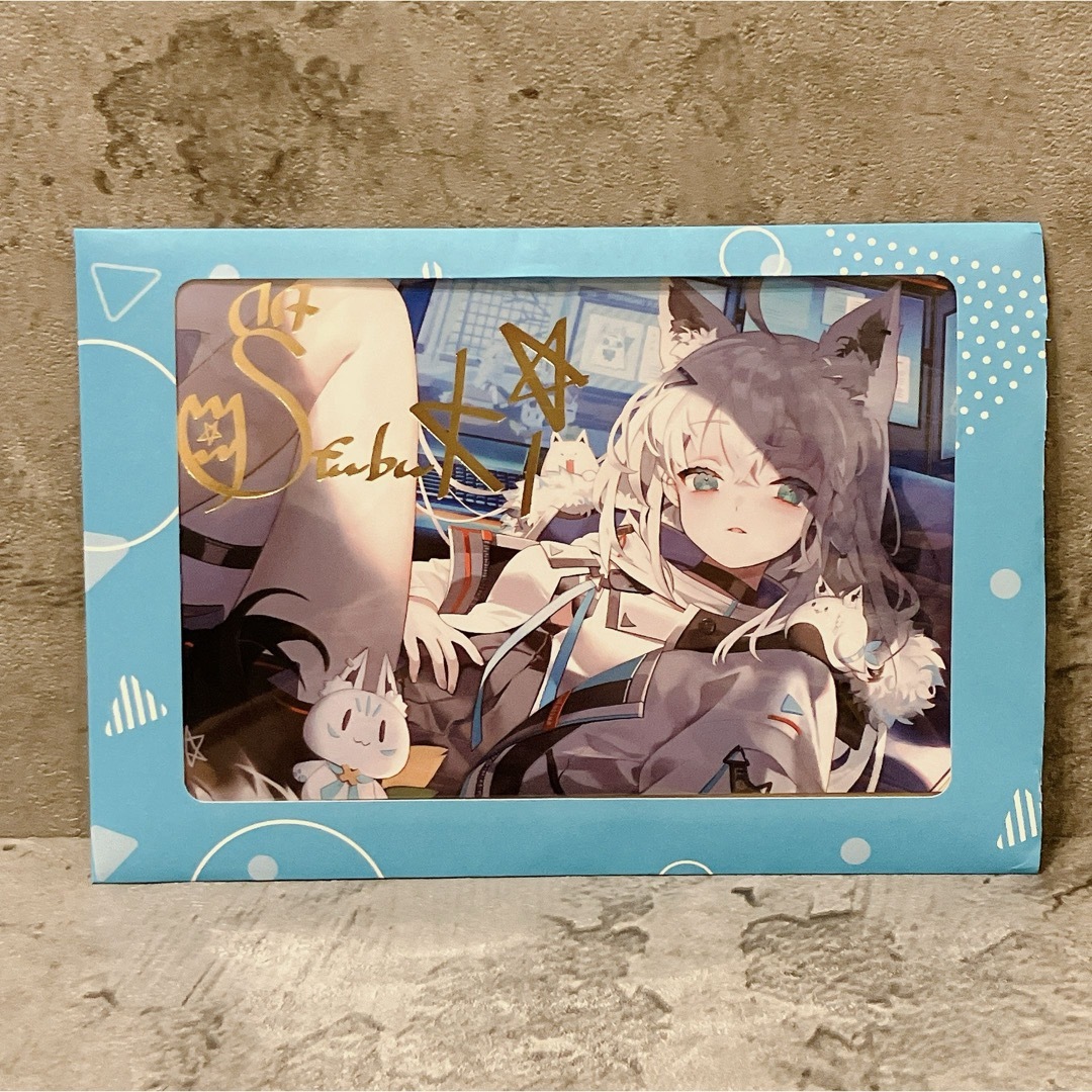 ホロライブ 白上フブキ 複製サイン入り ポストカード 活動4周年 ホロライブ 白上フブキ 複製サイン入り ポストカード 活動4周年