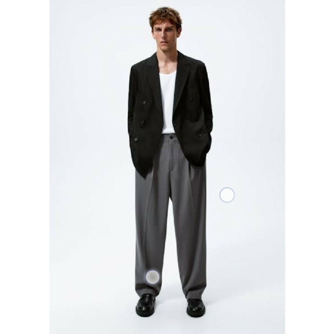 ZARA - ZARA 新品 ワイドフィット トラウザー パンツの通販 by ZARA - ZARA 新品 ワイドフィット トラウザー パンツの通販 by