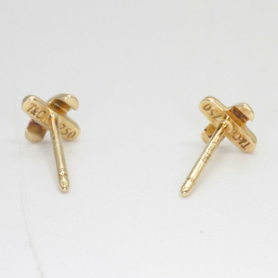 Tiffany & Co. - ティファニー クロスステッチピアス750/K18YG Tiffany & Co. - ティファニー クロスステッチピアス750/K18YG