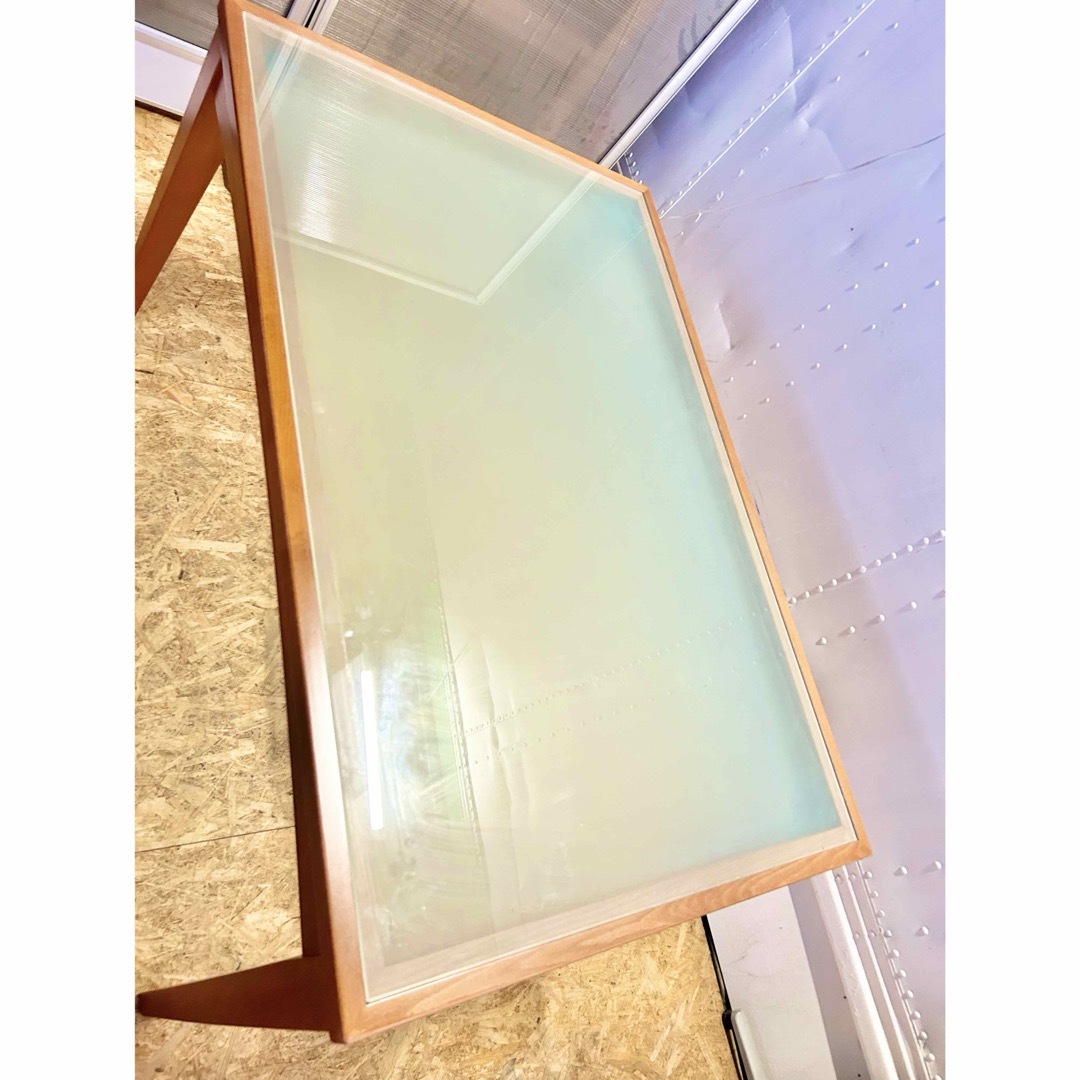 大塚家具 ダイニングテーブル ガラス 机 アンティーク 大塚家具 ダイニングテーブル ガラス 机 アンティーク