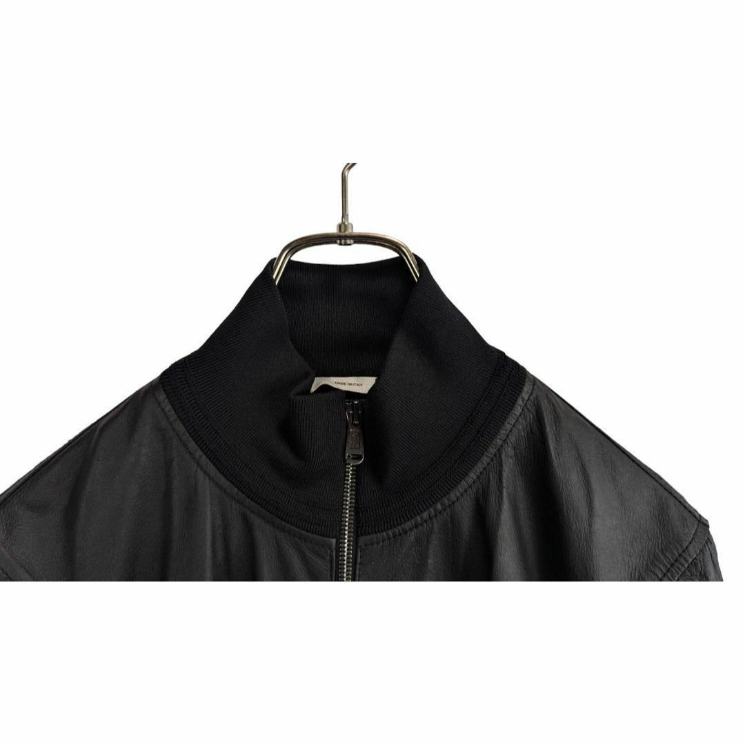 Yves Saint Laurent - イヴサンローラン 切替 レザー ジャケット Yves Saint Laurent - イヴサンローラン 切替 レザー ジャケット