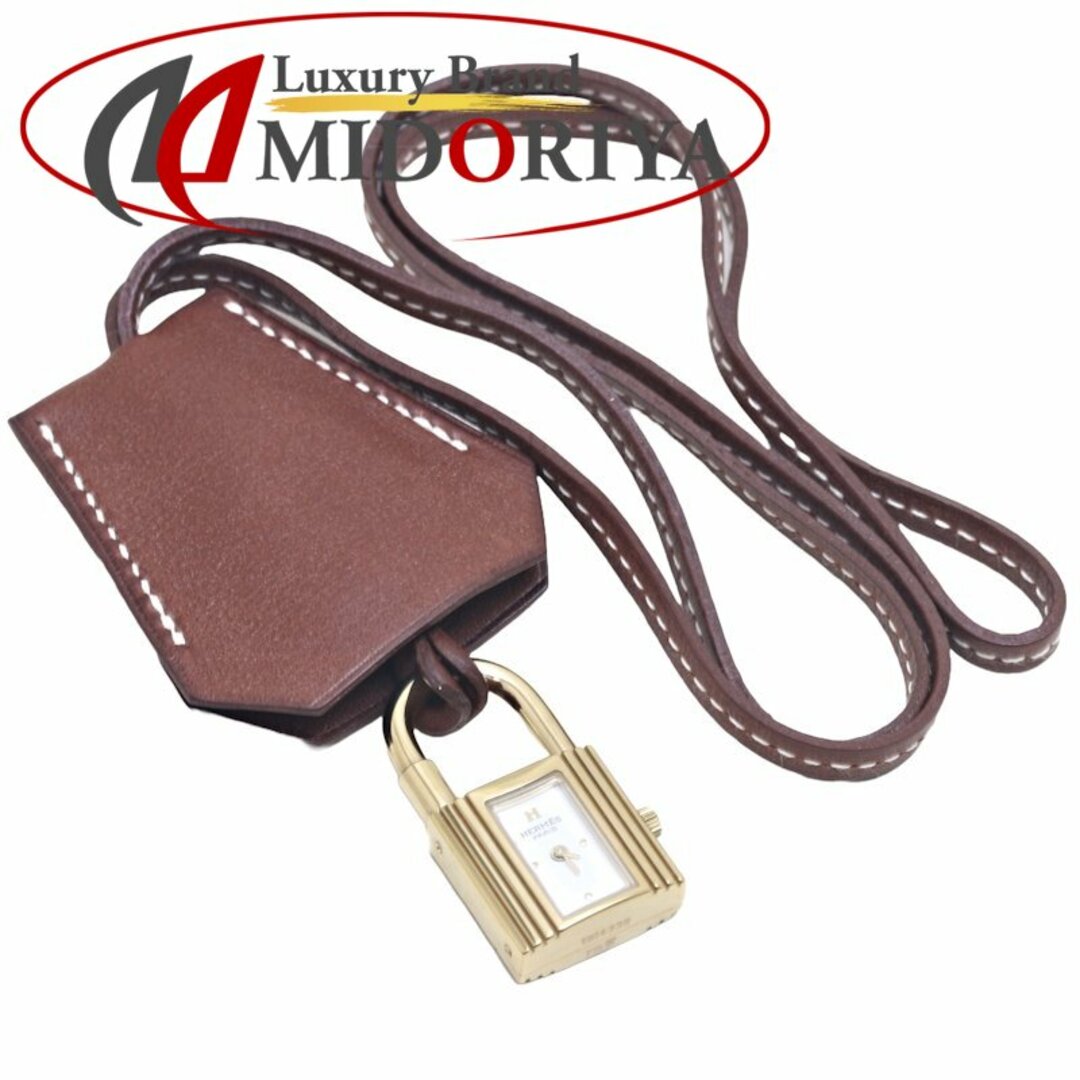 HERMES - HERMES エルメス ケリーウォッチ　クロシェット KE2.201.170/VBA【電池交換済】 懐中時計 GP(ゴールドメッキ） バレニア  ボーイズ/130212【中古】