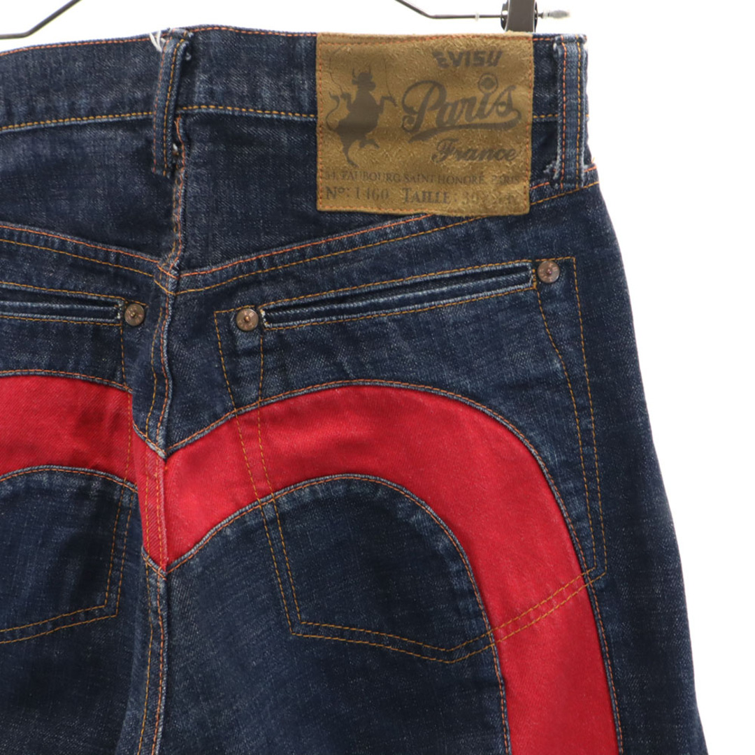 EVISU - エヴィス 1460 切抜き大黒 家紋ペイント カモメ 赤耳 EVISU - エヴィス 1460 切抜き大黒 家紋ペイント カモメ 赤耳