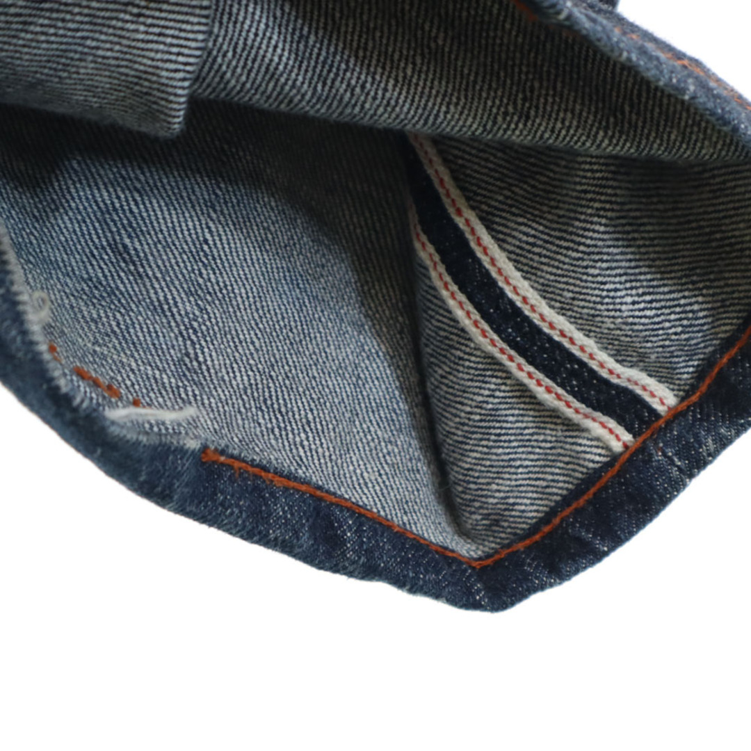 EVISU - エヴィス 1460 切抜き大黒 家紋ペイント カモメ 赤耳 EVISU - エヴィス 1460 切抜き大黒 家紋ペイント カモメ 赤耳