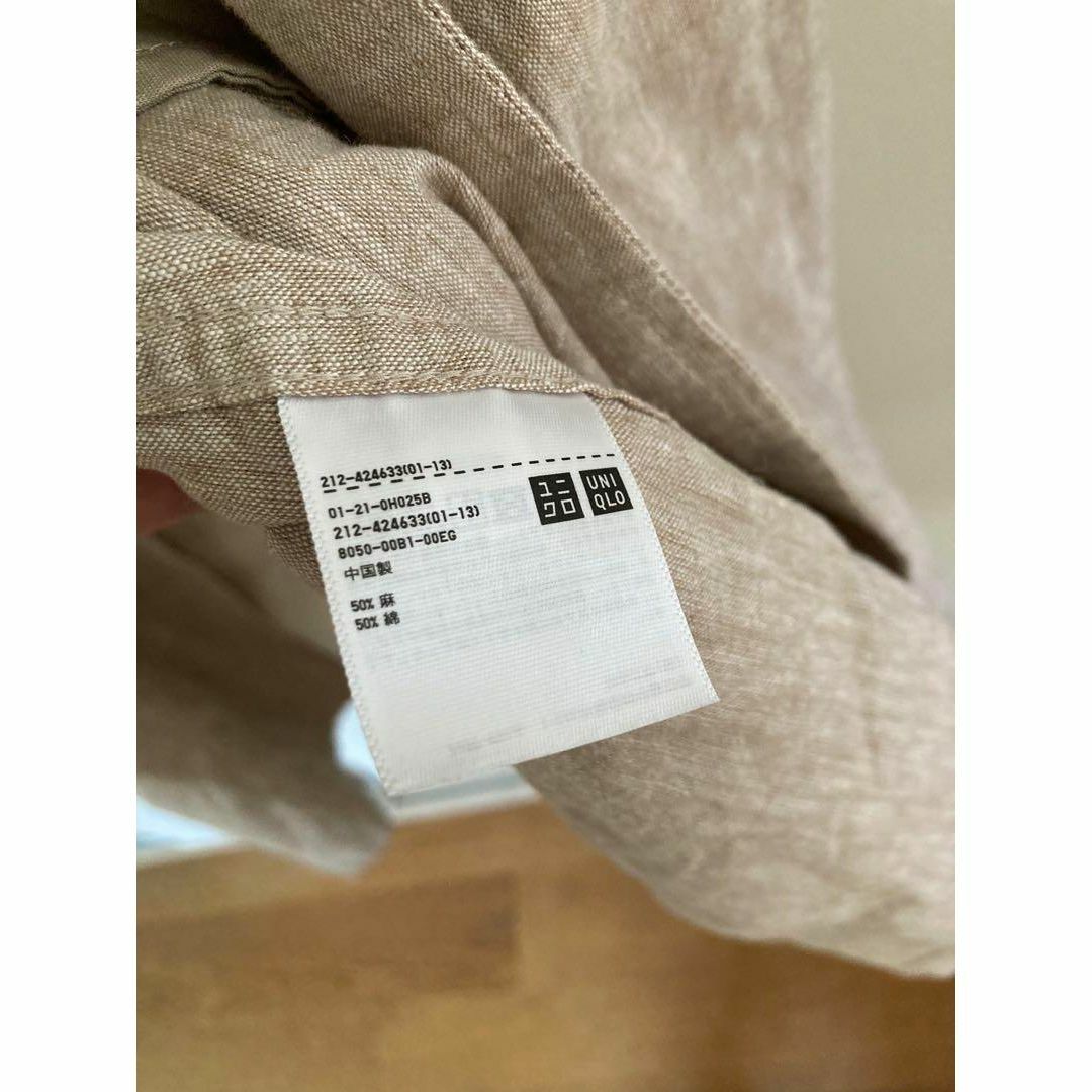 UNIQLO - ユニクロ リネンコットン ロングコート 麻 ジャケット