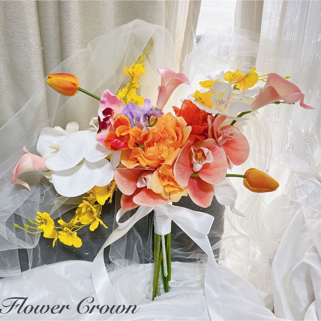 アーティフィシャルフラワーブーケクラッチブーケ 結婚式 アーティフィシャルフラワーブーケクラッチブーケ 結婚式
