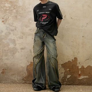 ジルサンダー(JIL SANDER)のPERSONSOUL Destructive Jeans ダメージ エッジデニム(デニム/ジーンズ)