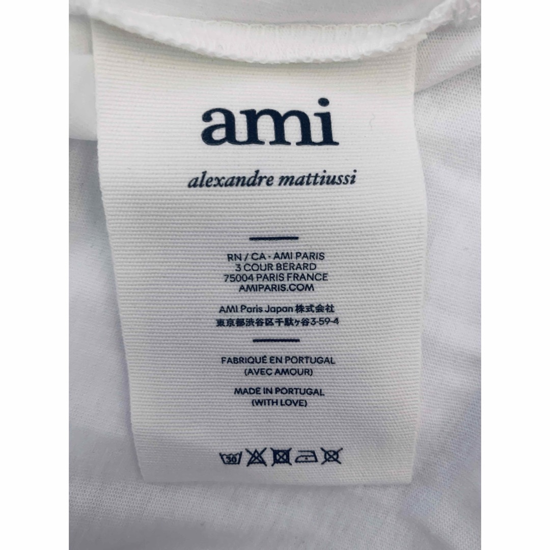 ami - 【新品タグ付】Ami Paris オーガニックコットンTシャツ S ami - 【新品タグ付】Ami Paris オーガニックコットンTシャツ S