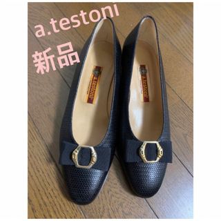 a.testoni - イタリア製a.testoni【ア・テストーニ】ブラック a.testoni - イタリア製a.testoni【ア・テストーニ】ブラック
