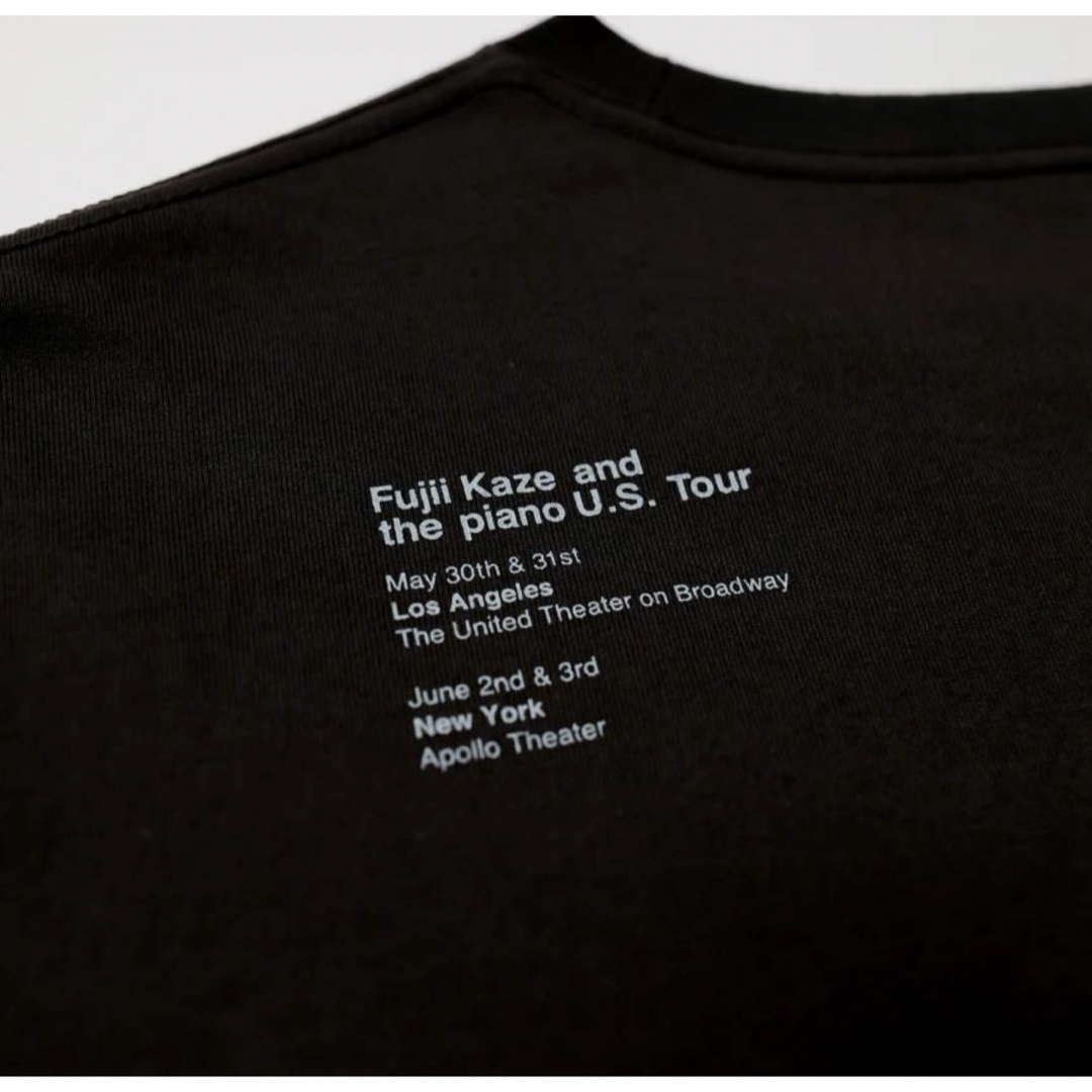 M 藤井風 Fujii Kaze Tシャツ Black 黒 ブラック プレゼントの M 藤井風 Fujii Kaze Tシャツ Black 黒 ブラック プレゼントの