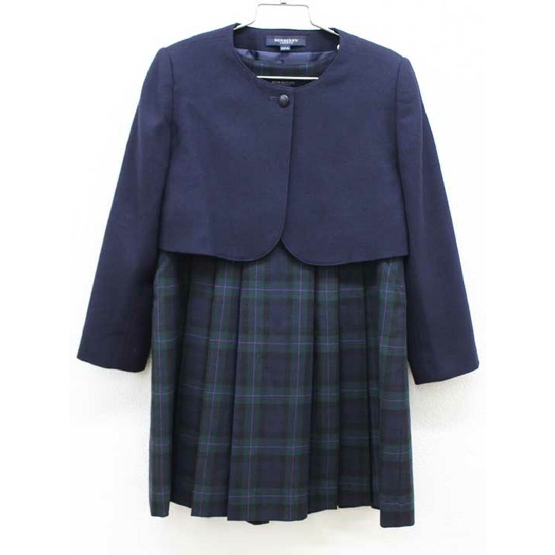 新入荷!】▽バーバリー/BURBERRY▽120cm アンサンブル 濃紺 新入荷!】▽バーバリー/BURBERRY▽120cm アンサンブル 濃紺