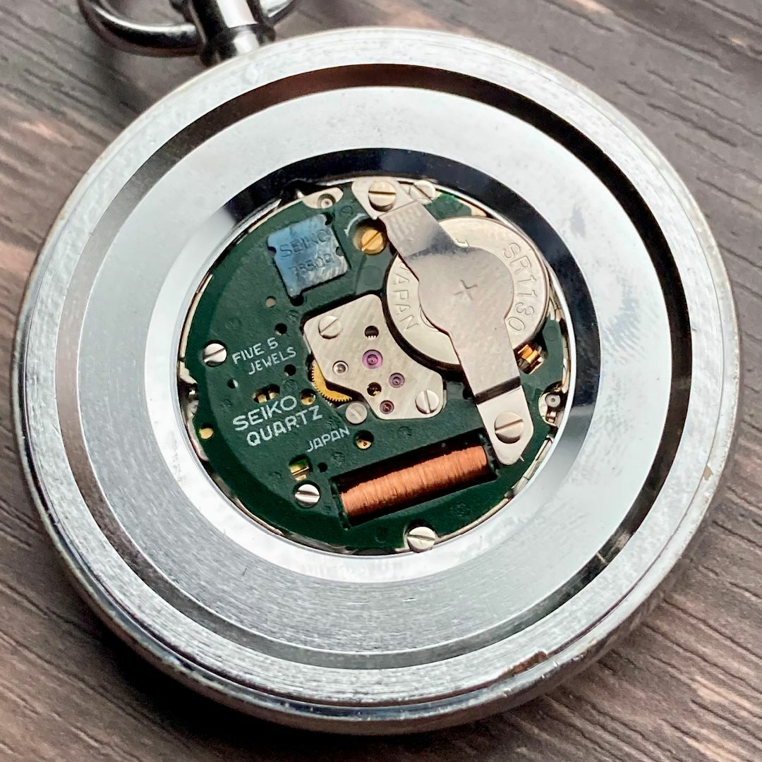 動作品】セイコー SEIKO 懐中時計 1978年 昭和53年 クォーツ