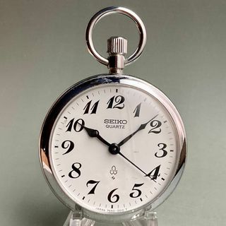 セイコー(SEIKO)の【動作品】セイコー SEIKO 懐中時計 1978年 昭和53年 クォーツ 鉄道(その他)