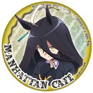 【マンハッタンカフェ】劇場版 ウマ娘 プリティーダービー 新時代の扉 ホログラム缶バッジ(その他)