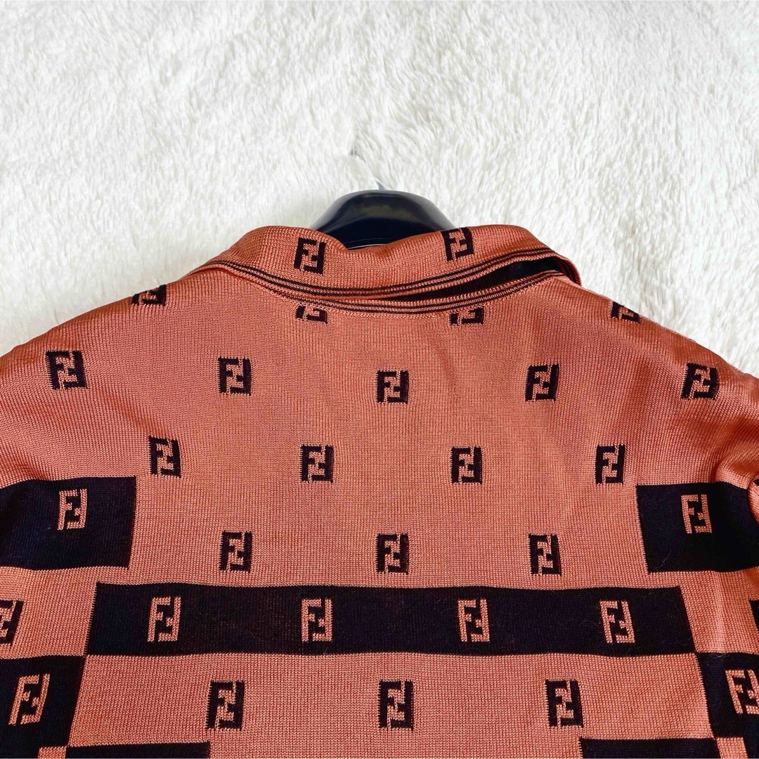 FENDI - 希少 FENDI フェンディ ロゴ ロングカーディガン FF柄 FENDI - 希少 FENDI フェンディ ロゴ ロングカーディガン FF柄