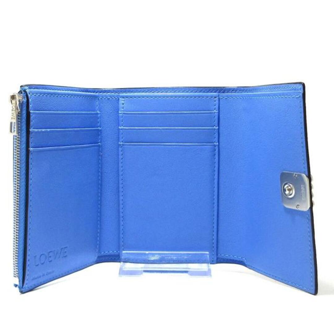 LOEWE(ロエベ) 3つ折り財布美品 アナグラム バーティカル LOEWE(ロエベ) 3つ折り財布美品 アナグラム バーティカル