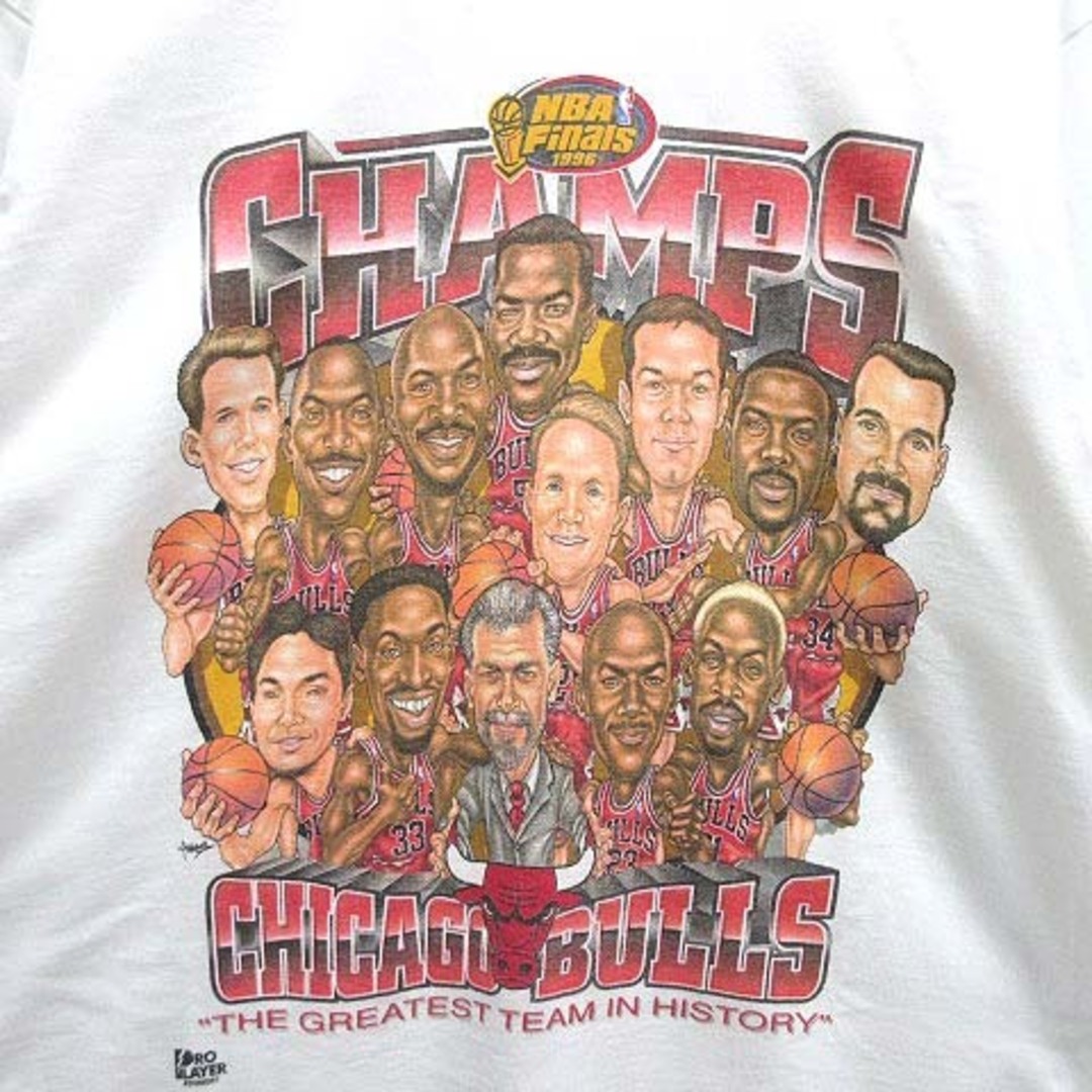 フルーツオブザルーム NBA Finals ブルズ1996 Tシャツ L USA フルーツオブザルーム NBA Finals ブルズ1996 Tシャツ L USA