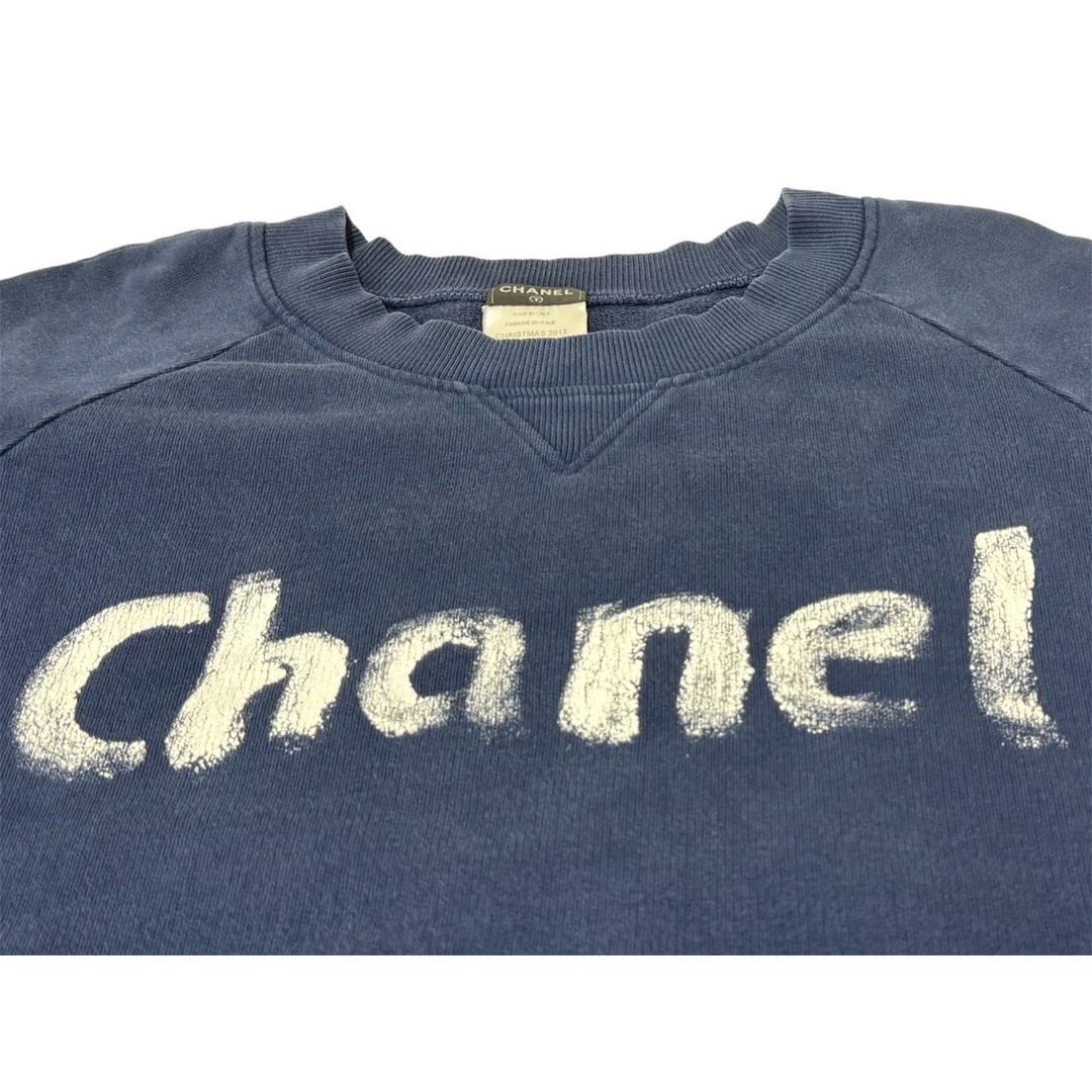 CHANEL - CHANEL シャネル スウェット トレーナー 長袖 ロゴ CHANEL - CHANEL シャネル スウェット トレーナー 長袖 ロゴ