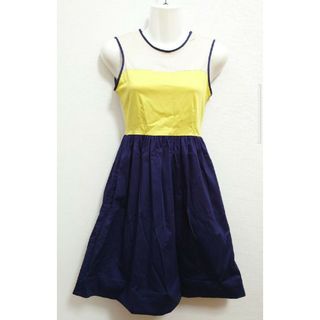 kate spade NEW YORK(ひざ丈ワンピース ・ イエロー/黄色系)の kate spade NEW YORK(ひざ丈ワンピース ・ イエロー/黄色系)の