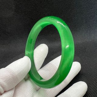 天然高氷種水緑翡翠キャツアイのパワーストーンバングル 番号 天然高氷種水緑翡翠キャツアイのパワーストーンバングル 番号