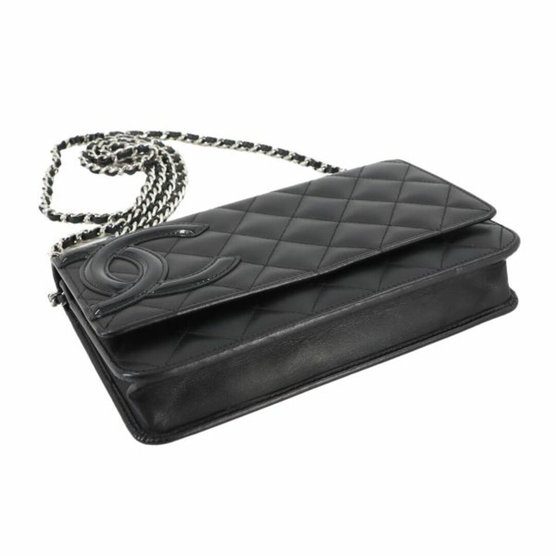シャネル CHANEL 長財布 ウォレット エナメル 二つ折り ブラック シャネル CHANEL 長財布 ウォレット エナメル 二つ折り ブラック